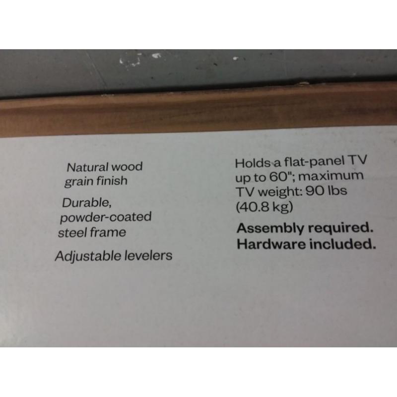 Wood and Metal TV Stand for TVs up to 60 Natural - Room Essentials™