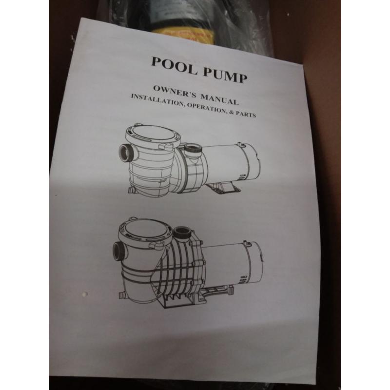 Topway 110v Swimming Pool Pump
