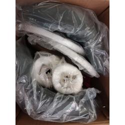 Set of 2 Counter Height Chairs, Grey