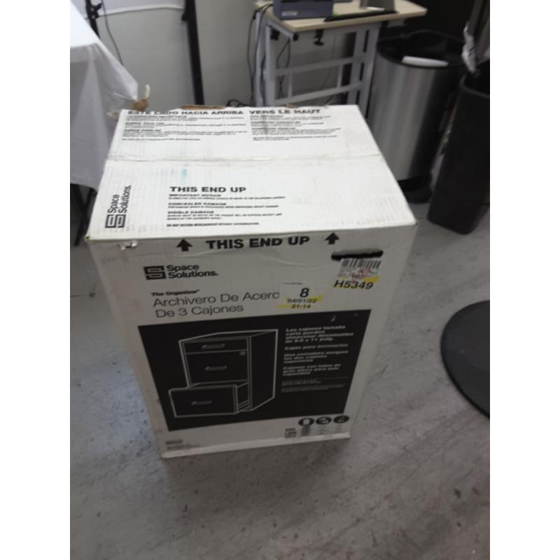 Space Solutions 3 Drawer Steel File Cabinet