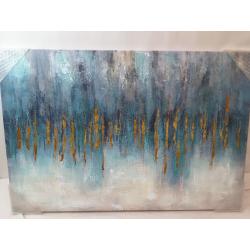 Hardy Gallery Blue Abstract 36x24x1