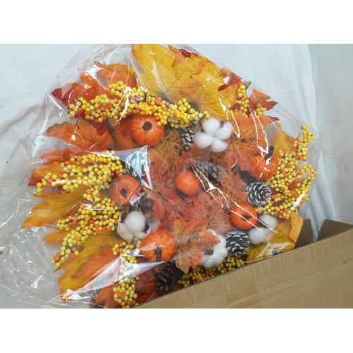 18inch Fall Wreath With Lights