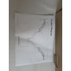 Bestand Premium Dual Monitor Stand - Dual Monitor Mount for LED LCD