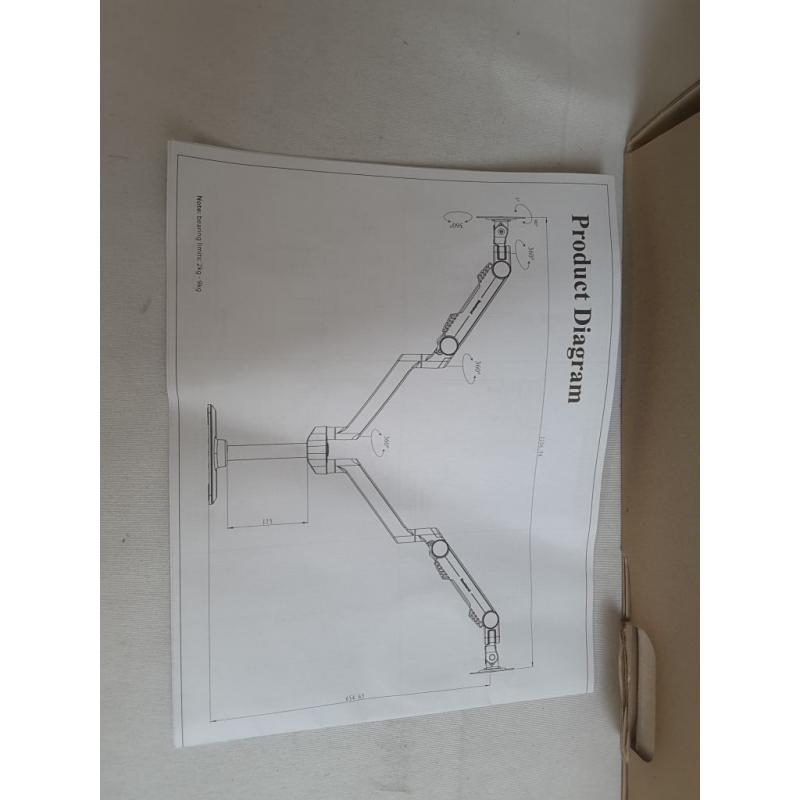 Bestand Premium Dual Monitor Stand - Dual Monitor Mount for LED LCD