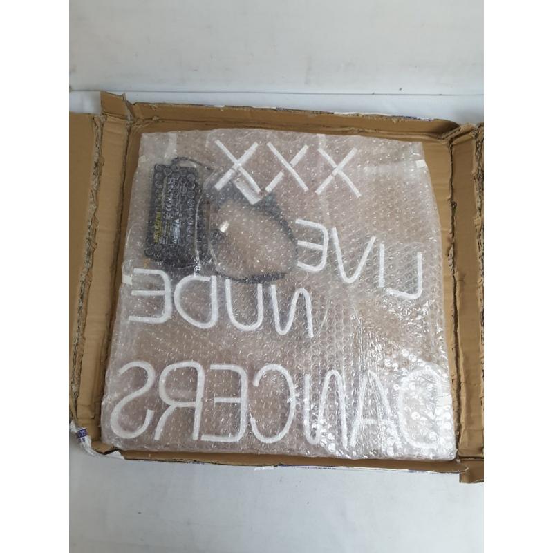 HOLTEEZ Beer Sign - XXX Live Nude Bar - Neon