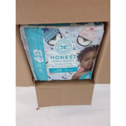 Honest Diapers 23 Diapers, Size 4, 4 Count