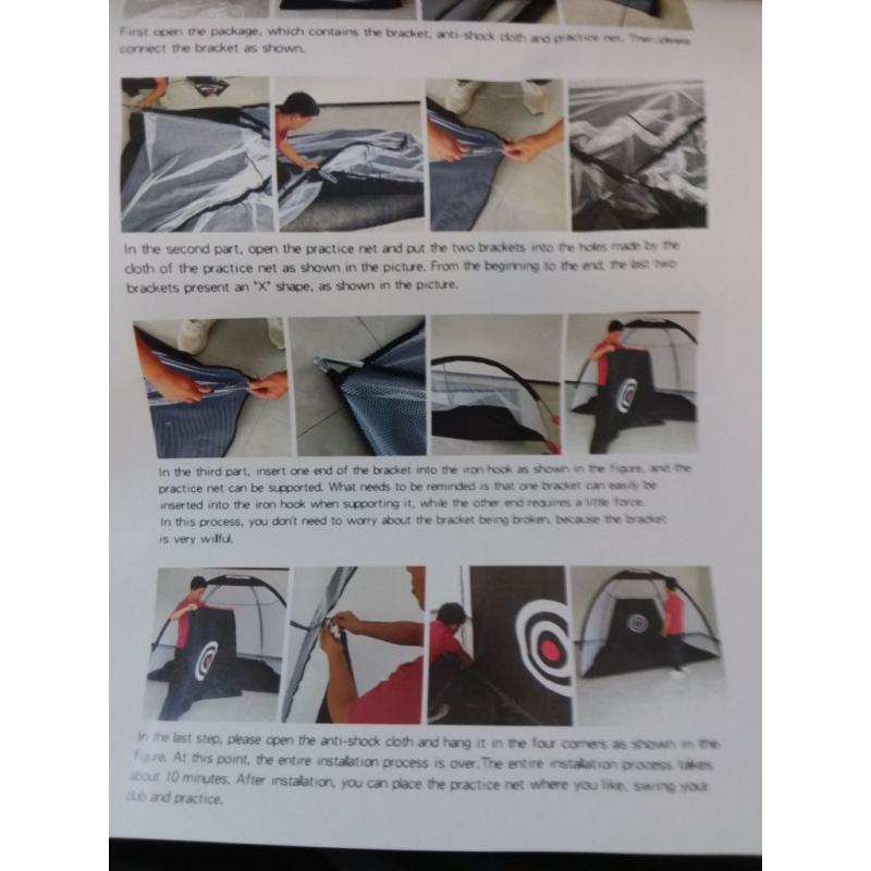 Upgraded Golf Strike Driving Range Set