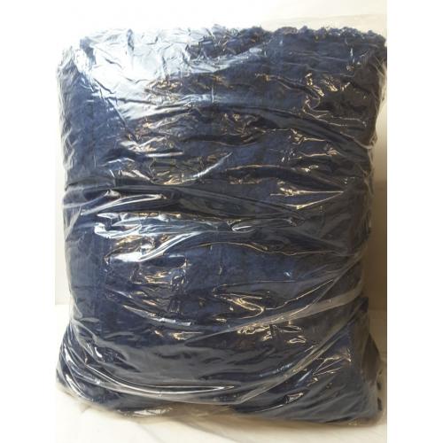 Faux Fur Royal Blue Blanket Throw