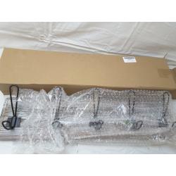 Wall Mounted Rustic Coat Hanger With 5 Hooks