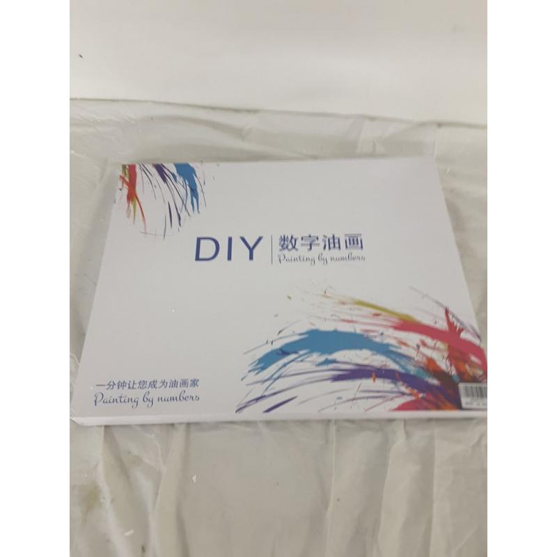 DIY Paint By Numbers Pirate Ship