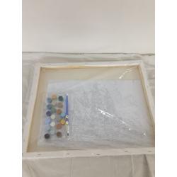 DIY Paint By Numbers Pirate Ship