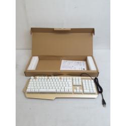 Letton k10s Wired Gaming Keyboard - White and Gold