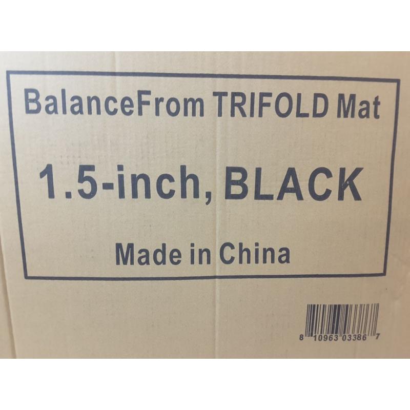 Trifold Mat Black 1.5inch