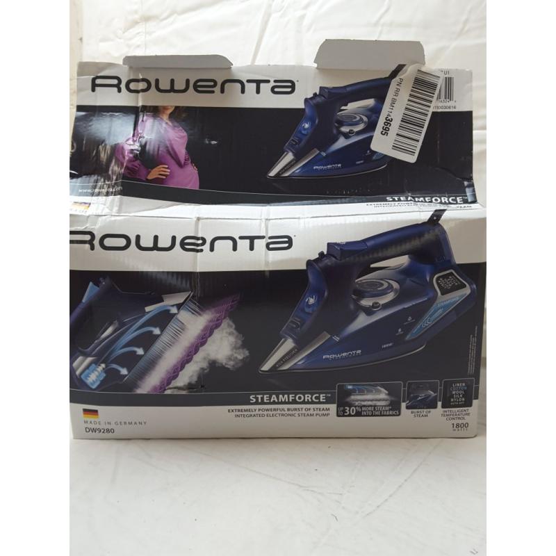 Rowenta DW9280 Ready Temp System Steam Iron 1800 Watt Auto Shut Off