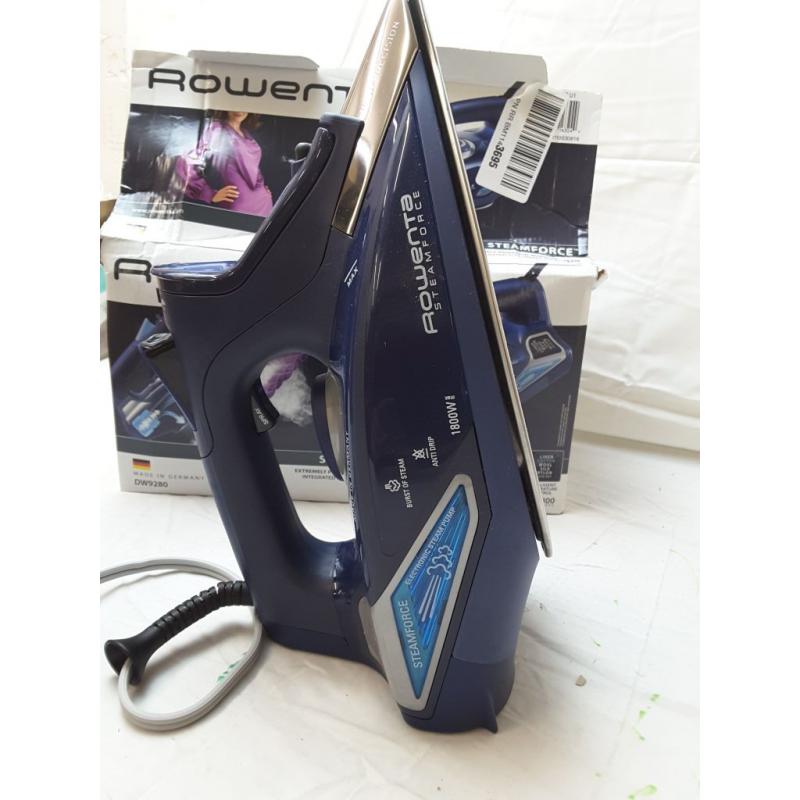 Rowenta DW9280 Ready Temp System Steam Iron 1800 Watt Auto Shut Off