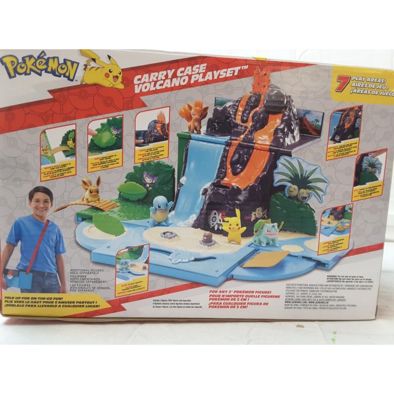 Carry Case Volcano Playset Pokemon