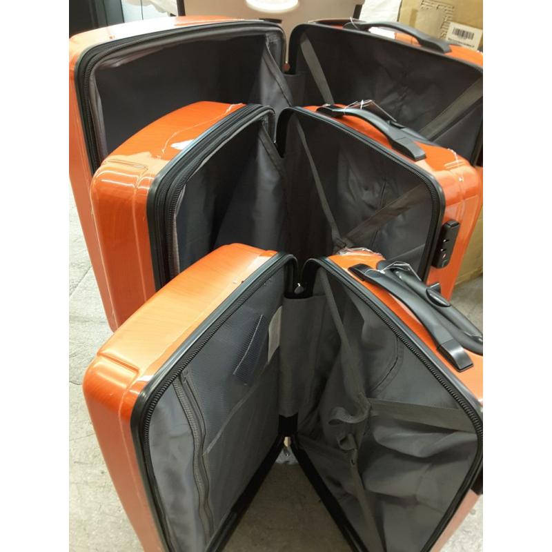 Winfield 2 Fashion 3 Piece Orange Luggage