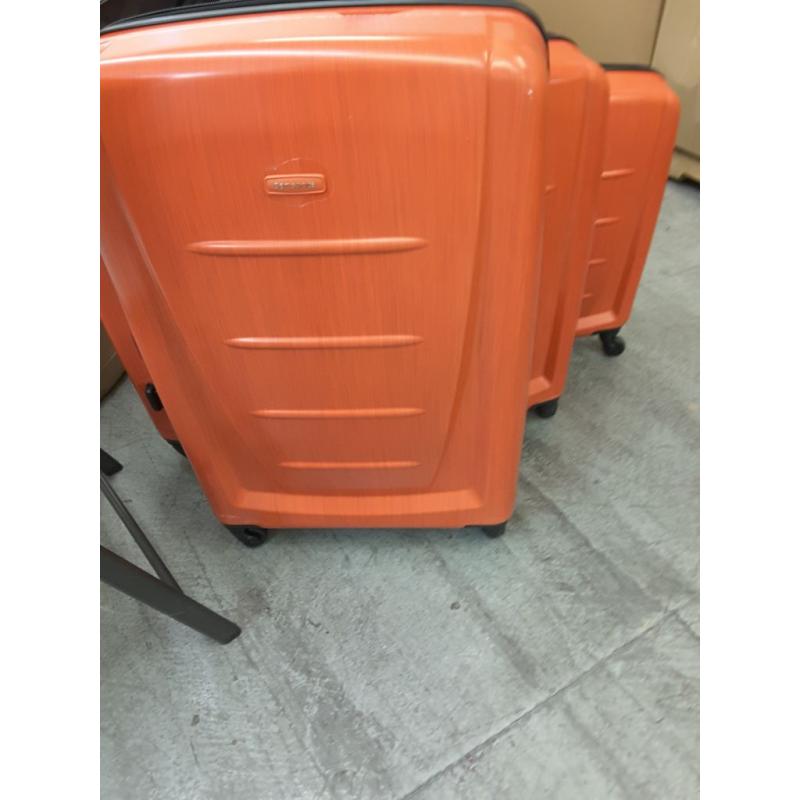 Winfield 2 Fashion 3 Piece Orange Luggage