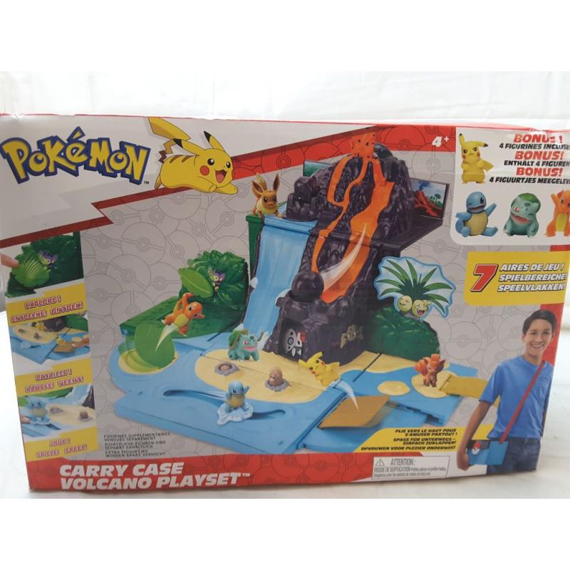 Carry Case Volcano Playset Pokemon