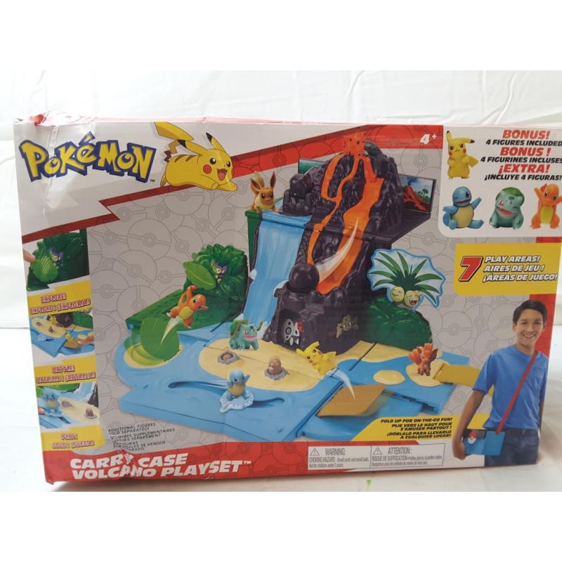 Carry Case Volcano Playset Pokemon