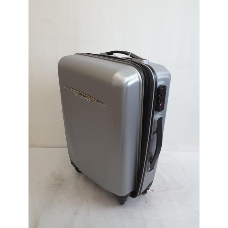 Samsonite 3 DLX Adjustable 20 Hardside Silver Spinner Suitcase