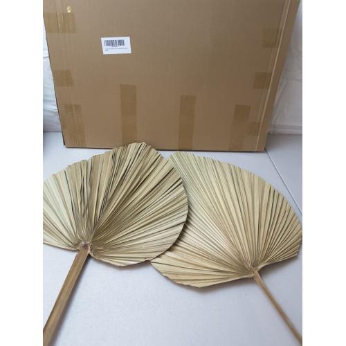 2 Large Palm Leaves Dried Home Decor (L23.6xW15)