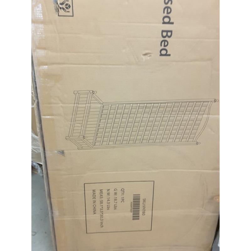 VivoHome 60 Wood Planter Raised Bed With Trellis