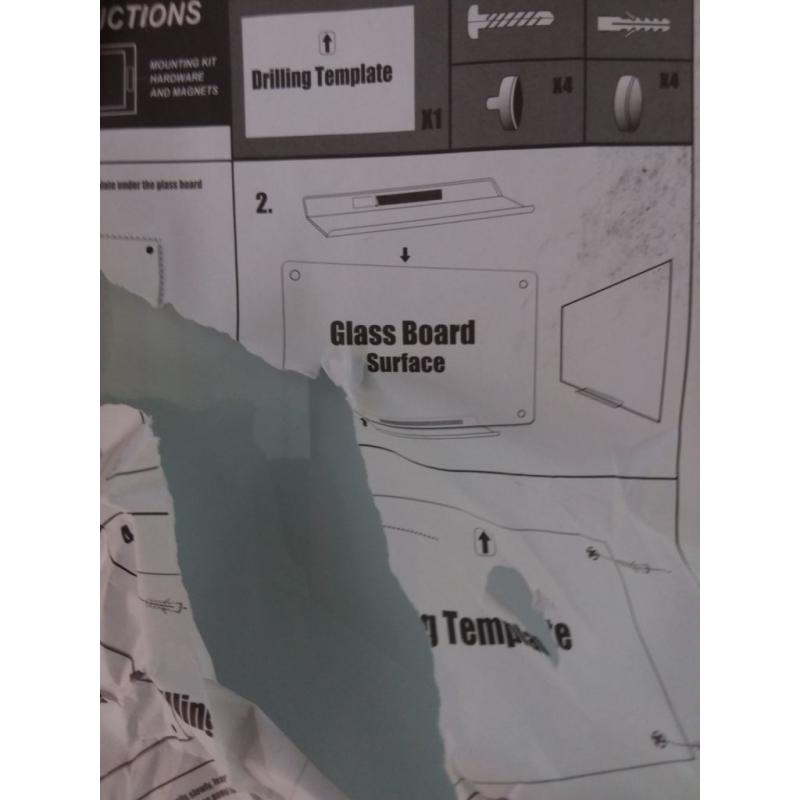 Magnetic glass board 36x24