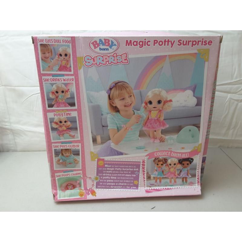 BABY Born Surprise Magic Potty Surprise - Blue Eyes New 2020 Kid Toy Gift