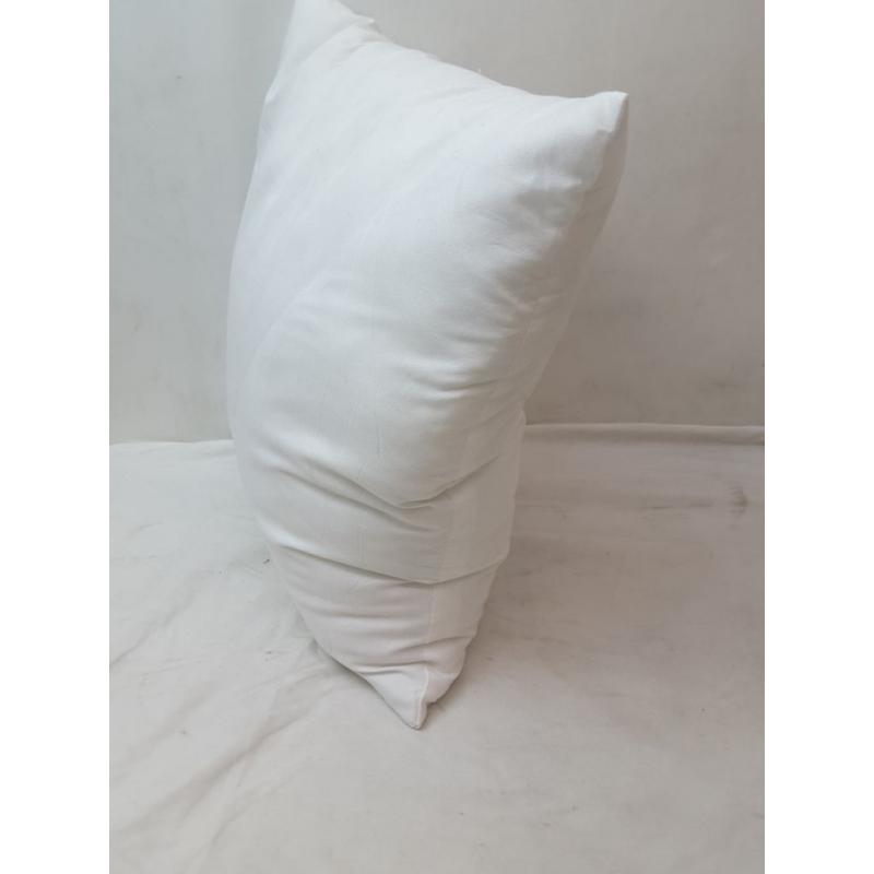 3 Cotton Pillows Small White