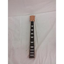 Electric Guitar Neck DIY With White Trapezoid Dot Inlays