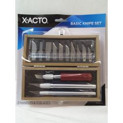 X-ACTO Basic Knife Set 3 Handles 13 Blades