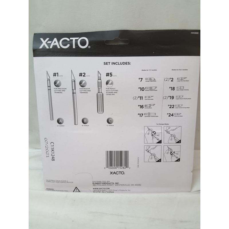 X-ACTO Basic Knife Set 3 Handles 13 Blades