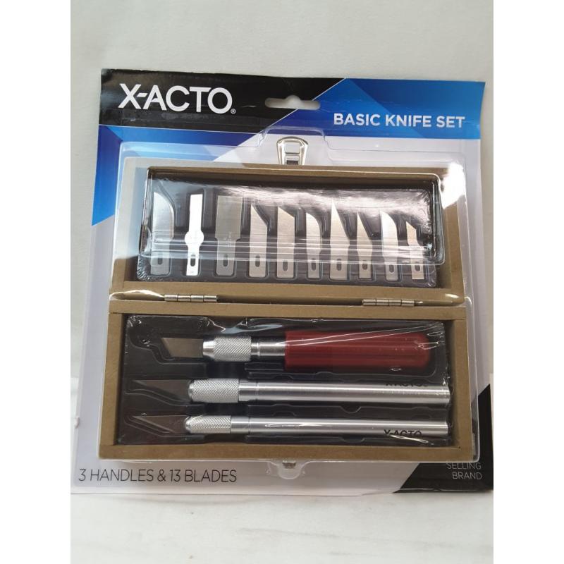 X-ACTO Basic Knife Set 3 Handles 13 Blades