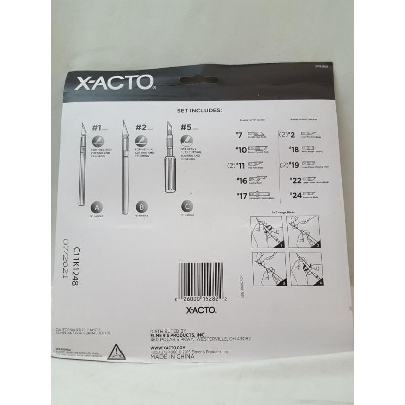 X-ACTO Basic Knife Set 3 Handles 13 Blades