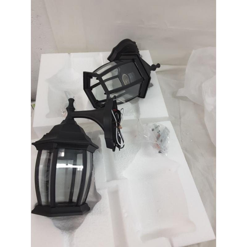 Partphoner Outdoor Wall Light With Sensor 2 Pack