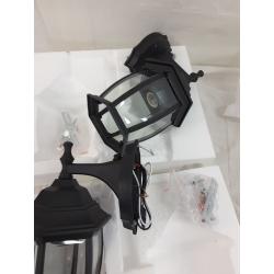 Partphoner Outdoor Wall Light With Sensor 2 Pack