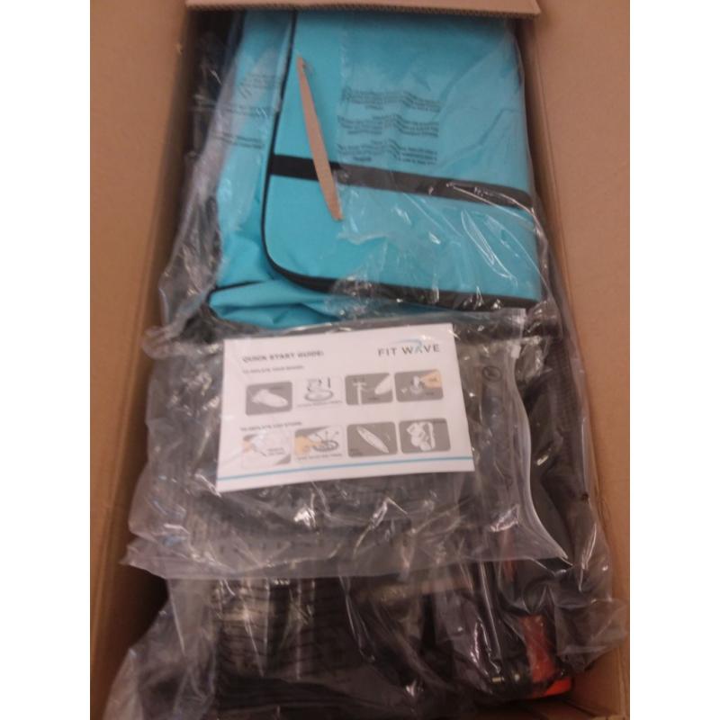 FitWave Inflatable Stand Up Paddle Board, Light Blue