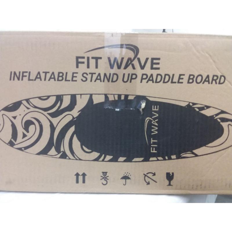 FitWave Inflatable Stand Up Paddle Board, Light Blue