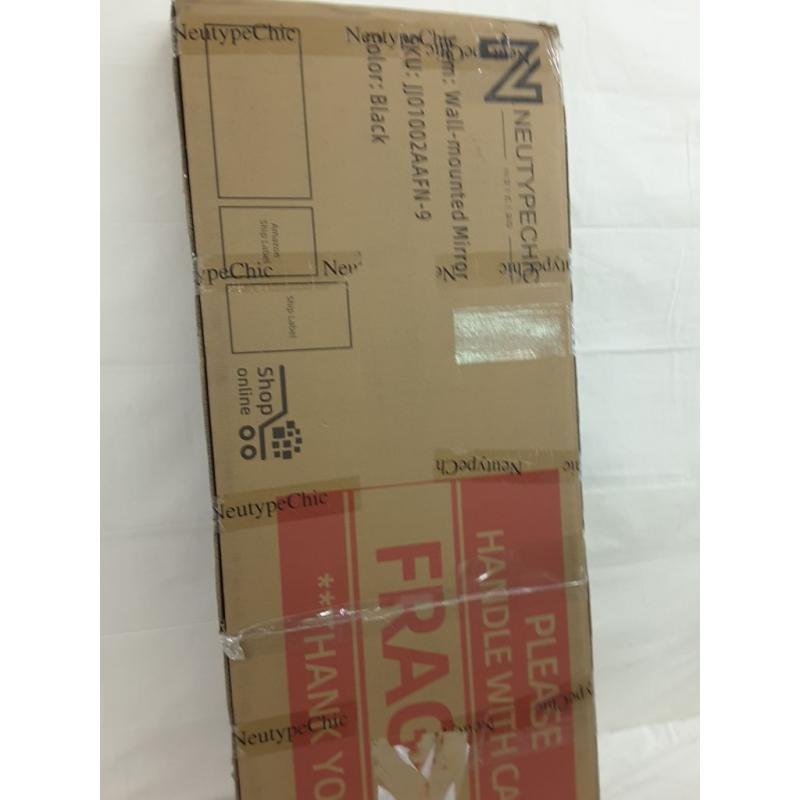 Neutypechic Wall Mounted Mirror, Black