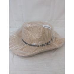 Womens Straw Beach Sun Hat Packable Summer Cowboy Straw Hats with Wind Lanyard