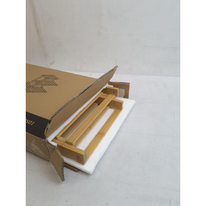 Cheflaud Plant Stand for Indoor Outdoor Plant, Bamboo Multi-Tier Flower Shelf