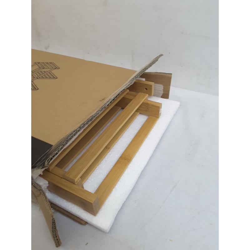 Cheflaud Plant Stand for Indoor Outdoor Plant, Bamboo Multi-Tier Flower Shelf