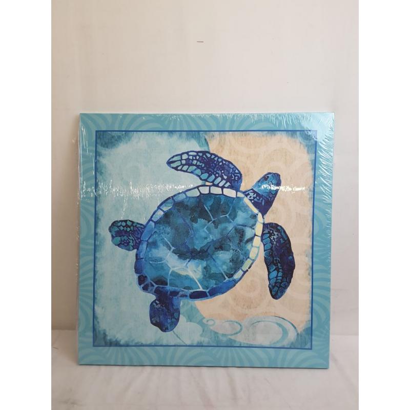 Blue Turtle Wall Art  Decor