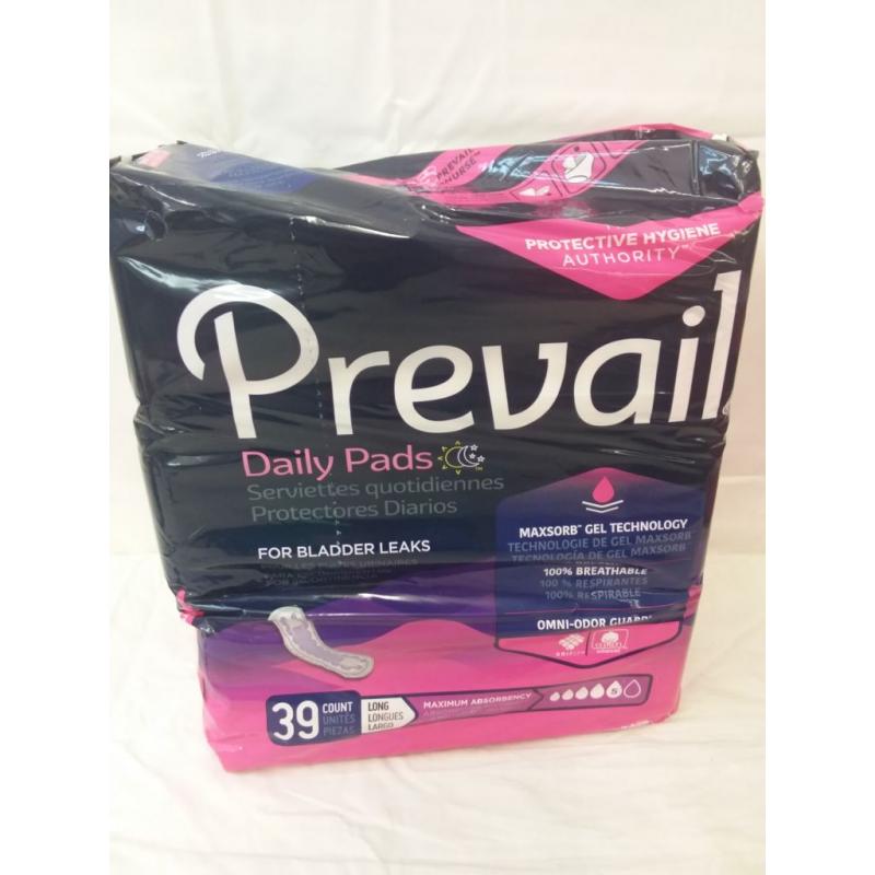 Daily pads maximum absorbency 5 long- 39ct