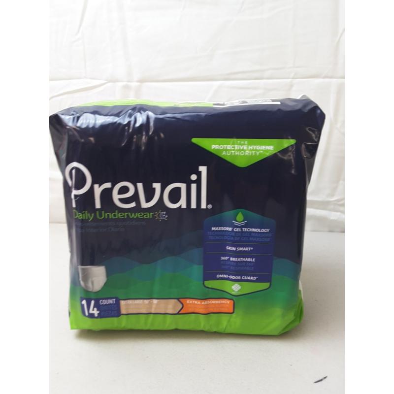 Prevail Daily Underwear XL 14 Count