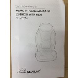 Snailax Memory Foam Massage Cushion With Heat SL-262M