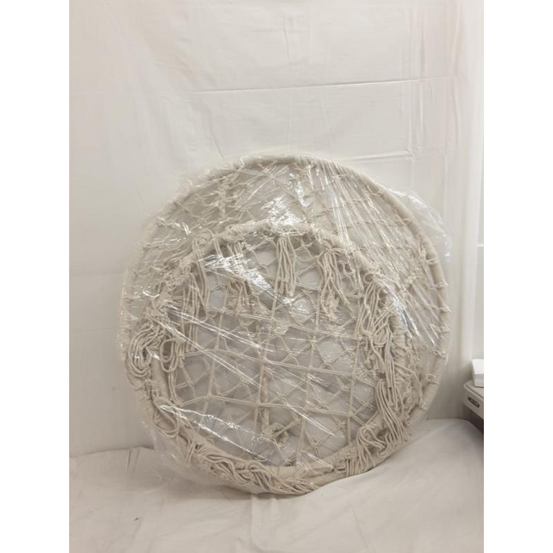 Hammock Chair Macrame Swing with Cushion