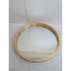 Natural Wood Mirror 24 Decorative Rustic Large Circle Mirror