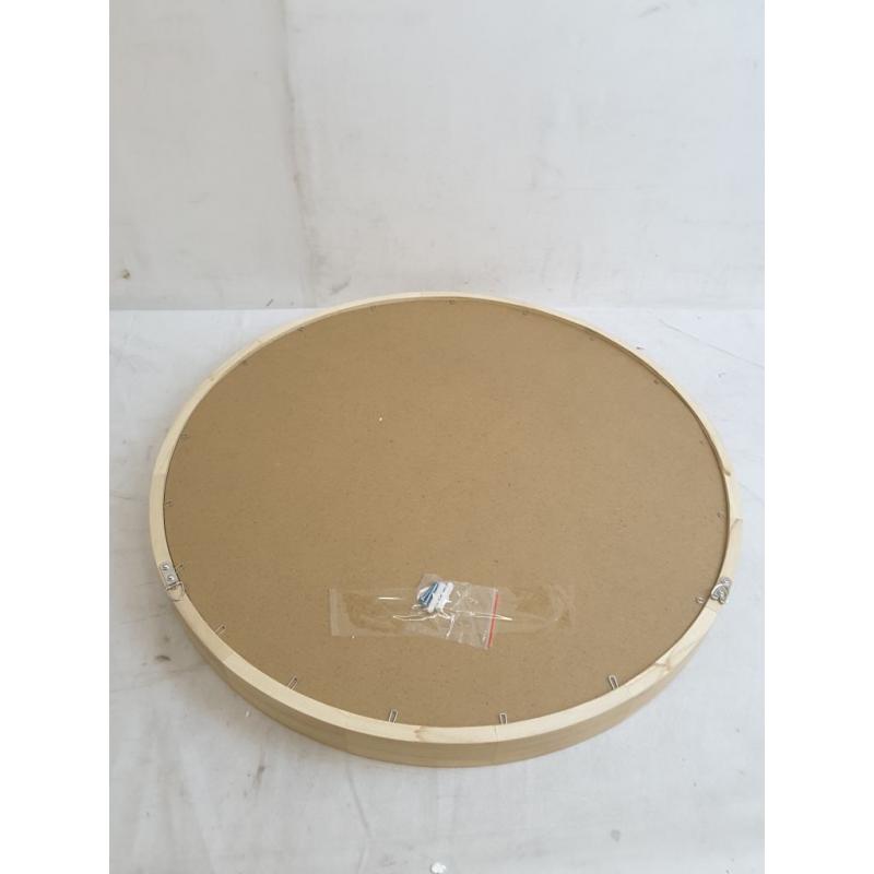 Natural Wood Mirror 24 Decorative Rustic Large Circle Mirror